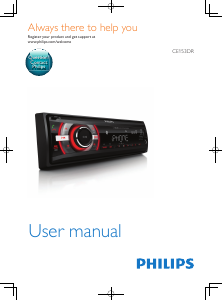 Manual Philips CE153DR Car Radio