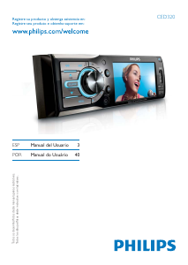 Manual de uso Philips CED320X Radio para coche