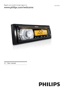 Manual Philips CEM3000X Car Radio