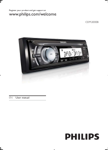 Handleiding Philips CEM2000B Autoradio