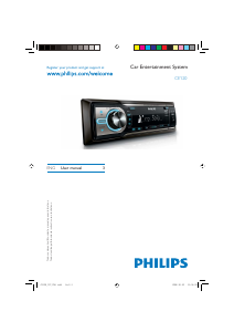 Manual Philips CE120X Car Radio