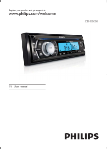 Manual Philips CEM3000B Car Radio