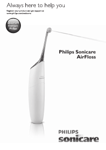 Manual Philips HX8254 Sonicare AirFloss Aparat de curatare interdentara