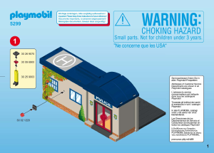 Playmobil - Commissariat de police transportable