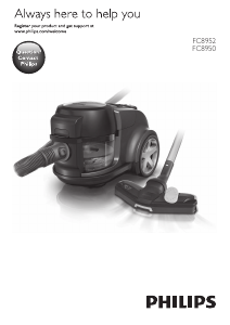 Manual Philips FC8950 Vacuum Cleaner