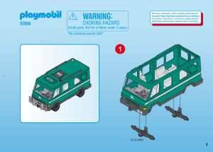 Manuale Playmobil set 5566 Police Furgone portavalori