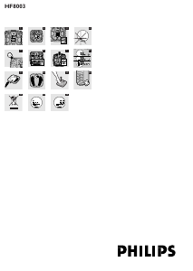 Manual Philips HF8003 Scale