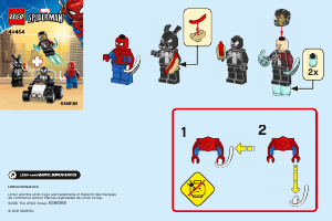 Instrukcja Lego set 40454 Super Heroes Spider-Man kontra Venom i Iron Venom