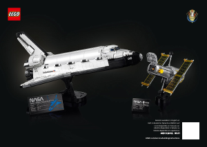 Bruksanvisning Lego set 10283 Creator NASA Rymdfärjan Discovery