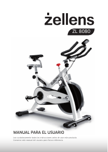 Manual de uso Zellens ZL 8080 Bicicleta estática