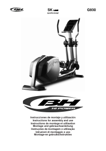 Manual de uso BH Fitness G930 Bicicleta elíptica