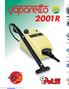 Manual Polti 2001R Vaporetto Steam Cleaner