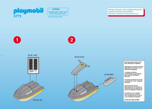 Bedienungsanleitung Playmobil set 5773 Police SWAT Team Jetski