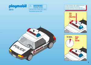 Manual Playmobil set 5915 Police Car