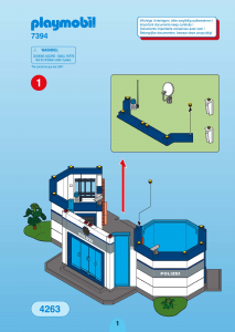 Front Extension for Police Station - Police Playmobil 7394