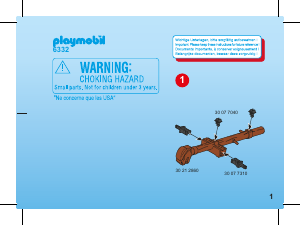 Manual de uso Playmobil set 6332 Vikings Vikingos con ariete