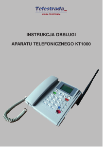 Instrukcja Telestrada KT1000 Telefon