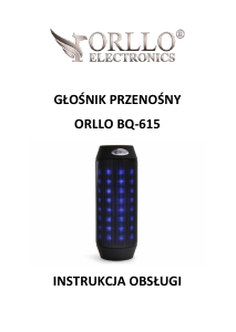 Instrukcja Orllo BQ-615 Głośnik