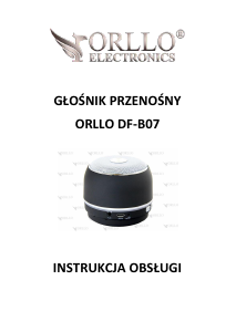 Instrukcja Orllo DF-B07 Głośnik