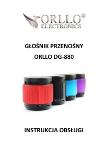 Instrukcja Orllo DG-880 Głośnik