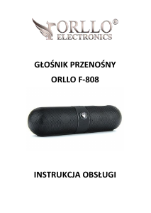 Instrukcja Orllo F-808 Głośnik