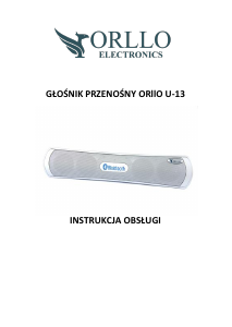 Instrukcja Orllo U-13 Głośnik