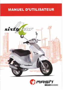 Mode d’emploi Mash Sixty Four Scooter
