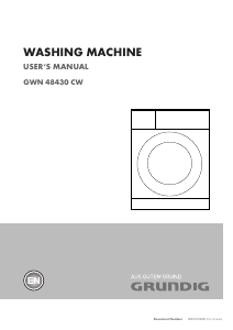 Manual Grundig GWN 48430 CW Washing Machine