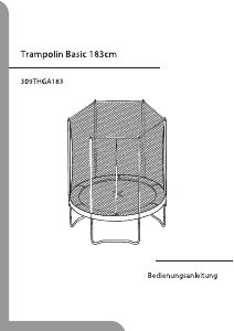 Bedienungsanleitung Wellactive Basic (183cm) Trampolin