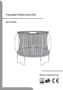 Bedienungsanleitung Wellactive Professional (305cm) Trampolin