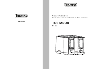 Manual de uso Thomas TH-126 Tostador