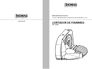 Manual de uso Thomas TH-9210 Cortafiambres