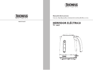 Manual de uso Thomas TH-5407i Hervidor