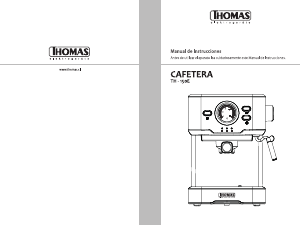 Manual de uso Thomas TH-150E Máquina de café