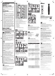 Manual de uso Philips-Norelco XA9146 Axe Barbero