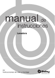 Manual de uso Balay 3TI773B Lavadora