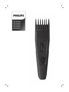 كتيب Philips HC3504 ماكينة قص الشعر
