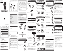 Manual Philips HC3507 Hair Clipper
