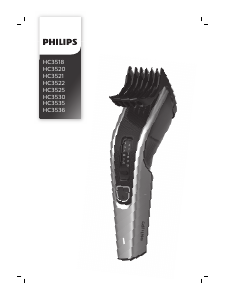 Bruksanvisning Philips HC3520 Hårklipper