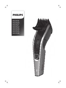 Manual Philips HC3536 Hair Clipper