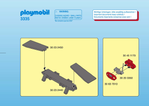 Bruksanvisning Playmobil set 3335 Sports Skateboardåkare