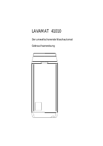 Bedienungsanleitung AEG LAV41010 Waschmaschine