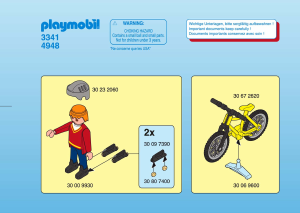 Manuale Playmobil set 3341 Sports Ragazzo di sport