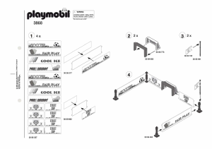 Manuale Playmobil set 3868 Sports Calcio di strada