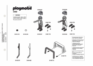 Bedienungsanleitung Playmobil set 3869 Sports Streethockey