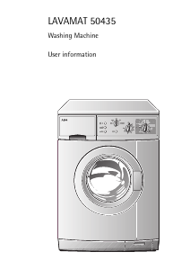 Manual AEG LAV50435-W Washing Machine