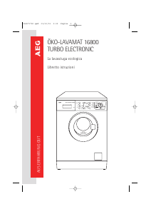 Manuale AEG LAV16800 Lavasciuga