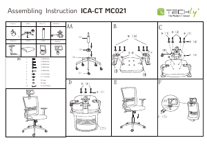 Handleiding Techly ICA-CT MC021 Bureaustoel