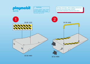 Handleiding Playmobil set 4415 Sports Skaters met ramp