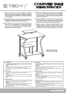 Manual Techly ICA-TB 218 Desk